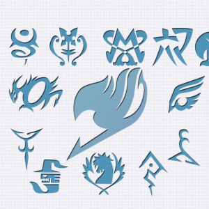 Fairy Tale Tattoo Logo Photoshop Shapes (Symbols) | Custom Shapes for  Photoshop