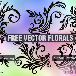 Free vector florals
