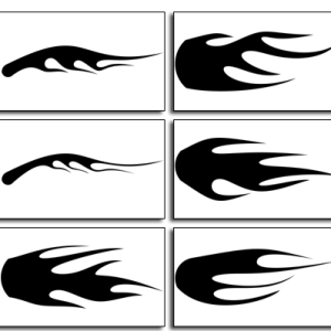 15 Free Racing Car Flame Shapes