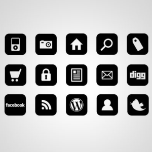 15 Photoshop Shapes Icons and Buttons