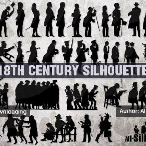 18th century silhouettes