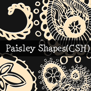 Paisley Shapes for Photoshop