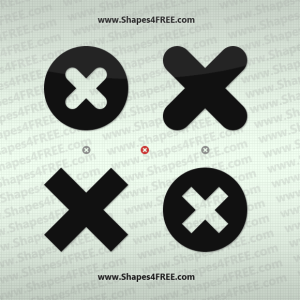 Cross Icon Photoshop Custom Shapes