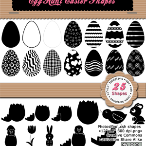 Egg Hunt Easter Shapes