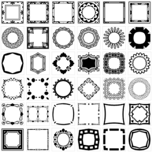 Frame and Border Custom Shapes