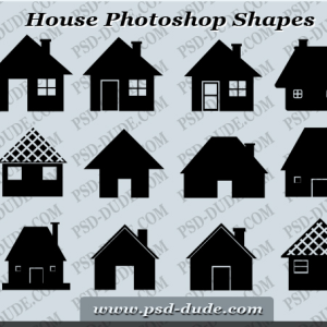 House Photoshop Shapes