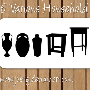 Household Photoshop Shapes