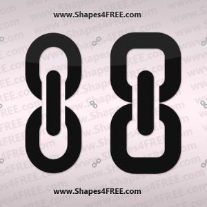 Link Chain Photoshop Shapes Icons