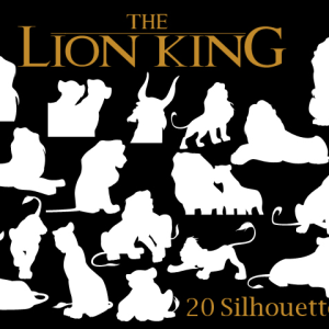 Lion King Vector Shapes Photoshop