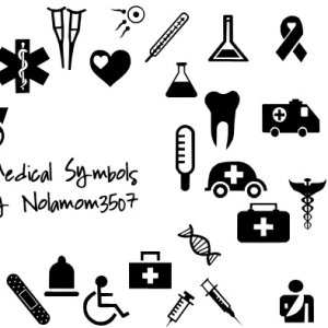 Medical Icon Shapes Photoshop