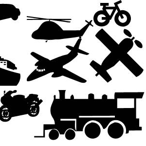 Photoshop Transport and Vehicle Shapes CSH