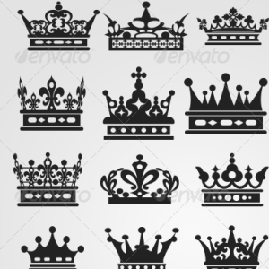 Royal Crown Vector Shapes