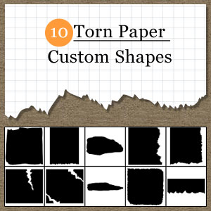 Torn Paper Vector for Photoshop
