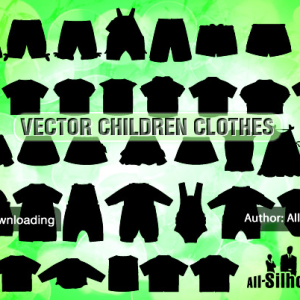 Vector Children Clothes