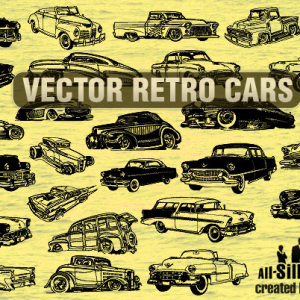 Vector Retro Cars